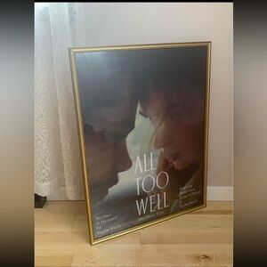 Taylor Swift All Too Well Movie Poster - NO Frame